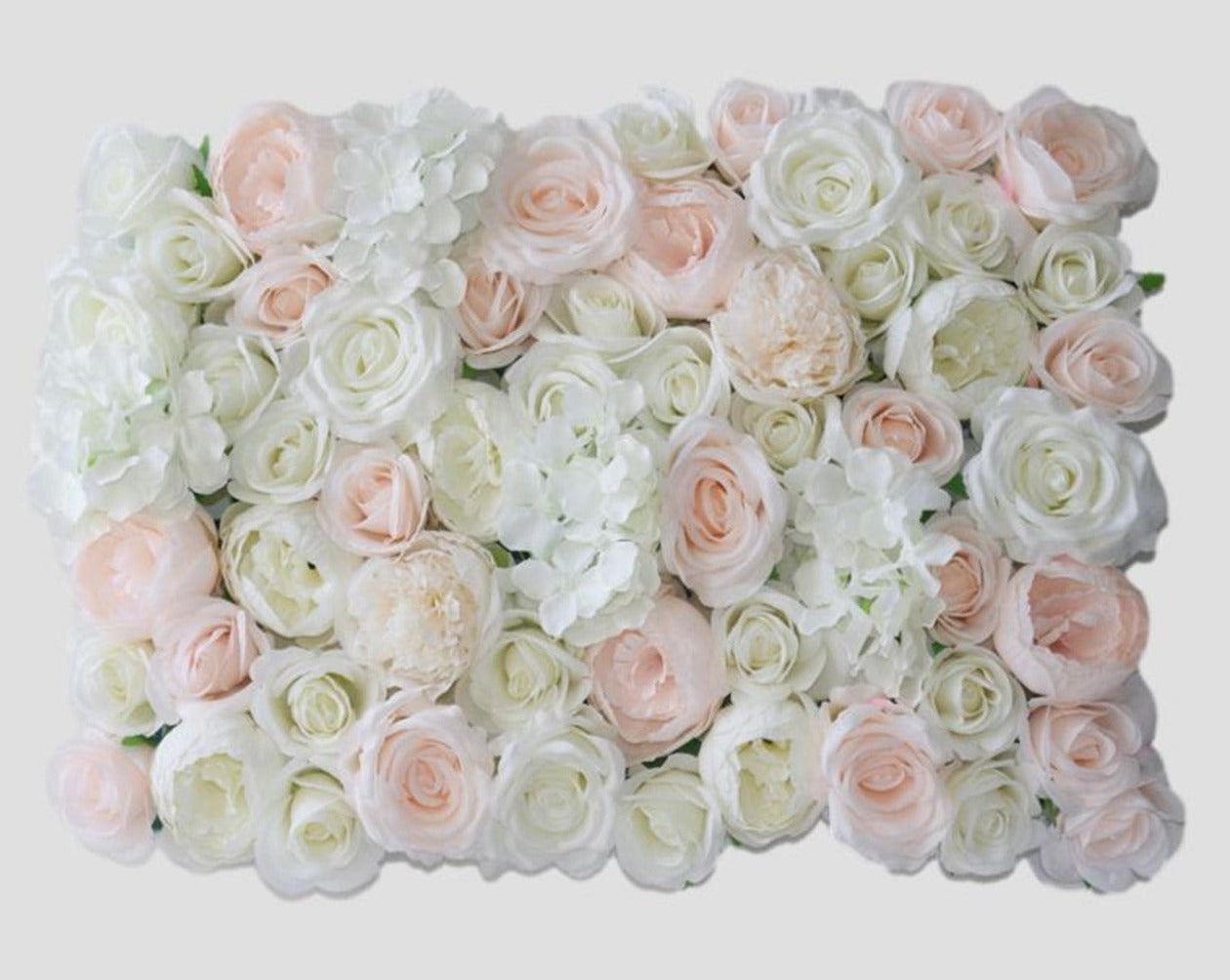 Location - Mur de Fleurs blanc et rose 180cm x 160cm