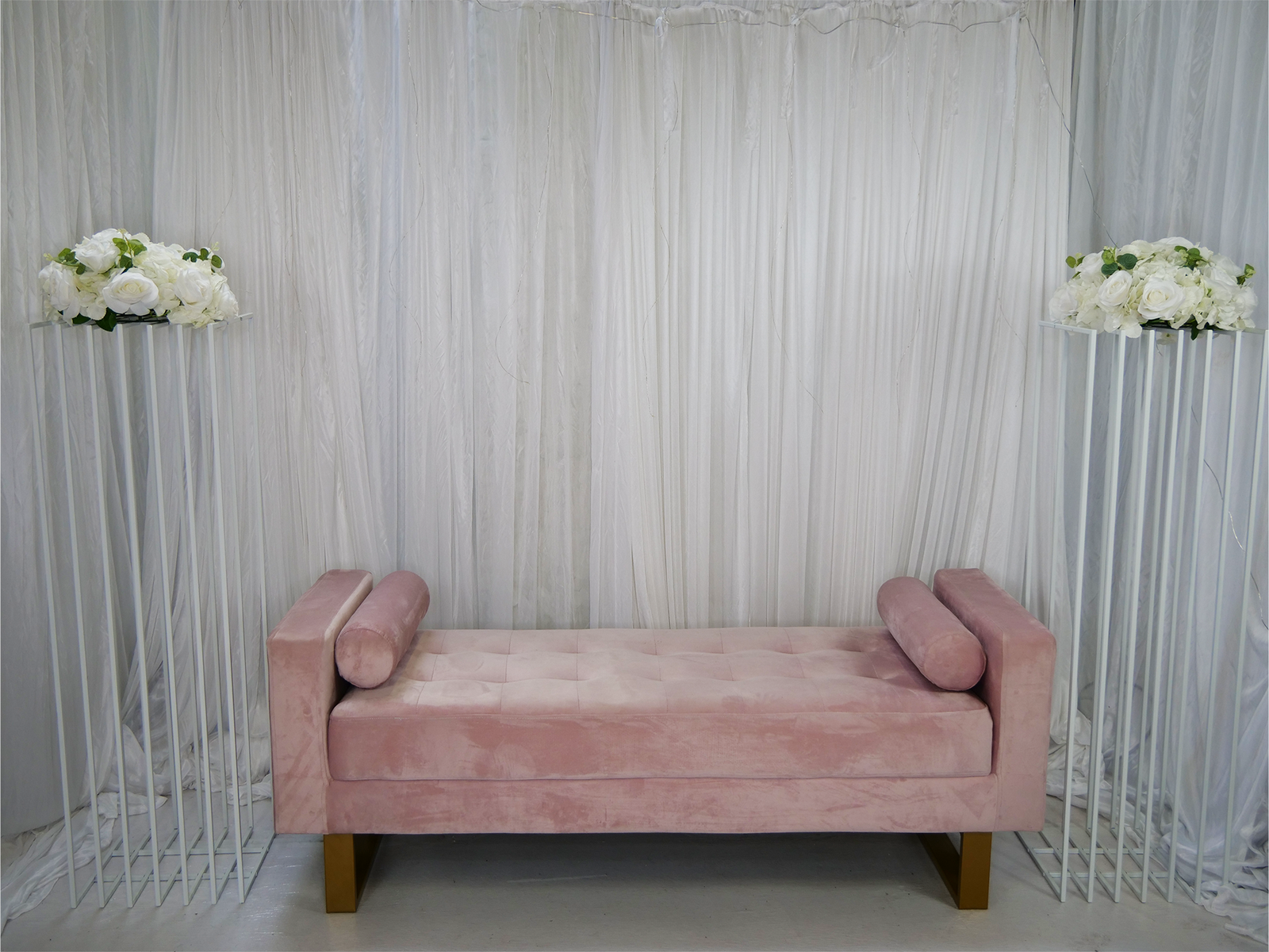 Location - [Coin Marié] Sofa Rose de Riyad - Azur