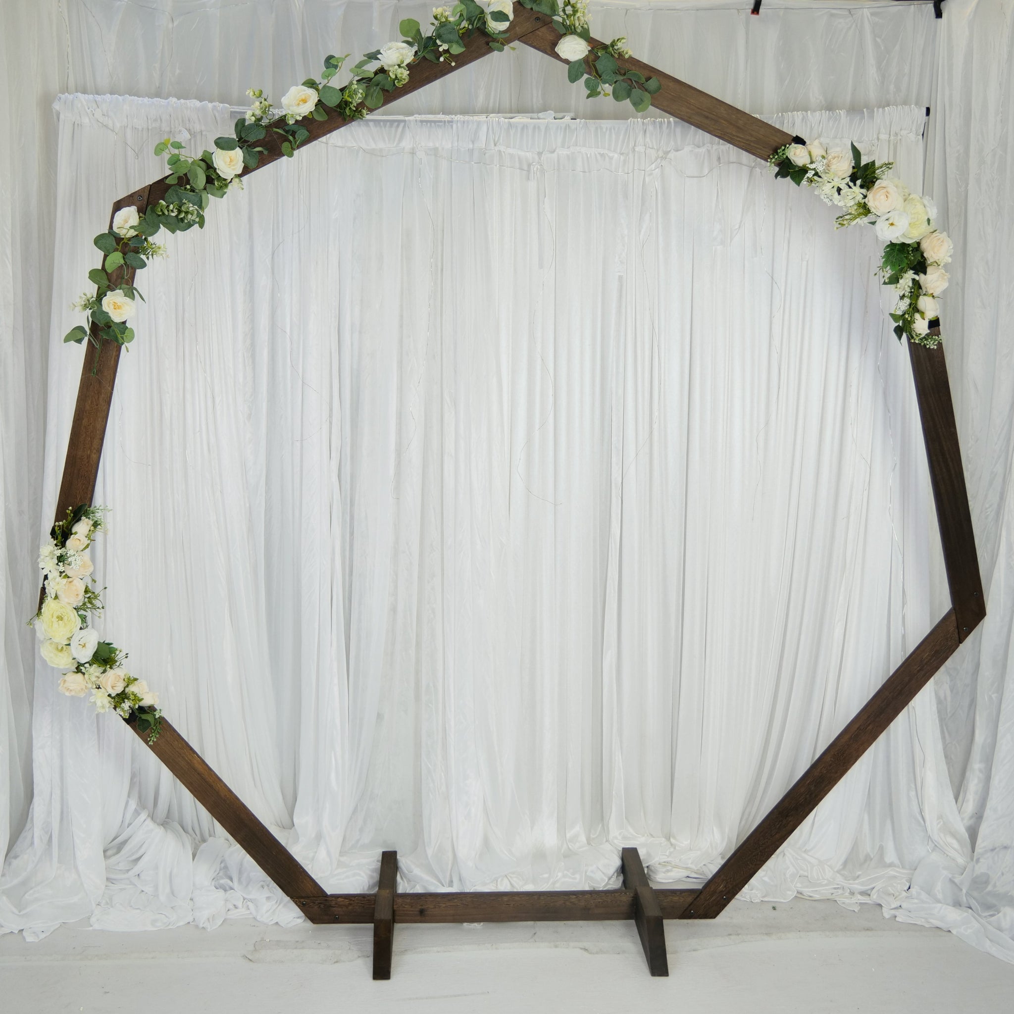 Location - Arche hexagonale en bois - 230cm