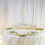Location - [Table garnie PAP] Table garnie ronde 10 personnes - Sphère de Gala