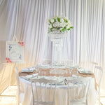 Location - [Table garnie PAP] Table garnie ronde 10 personnes - Oasis de Charme