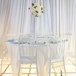 Location - [Table garnie PAP] Table garnie ronde 10 personnes - Horizon Festif