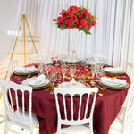 Location - [Table garnie PAP] Table garnie ronde 10 personnes - Ronde Bordeaux