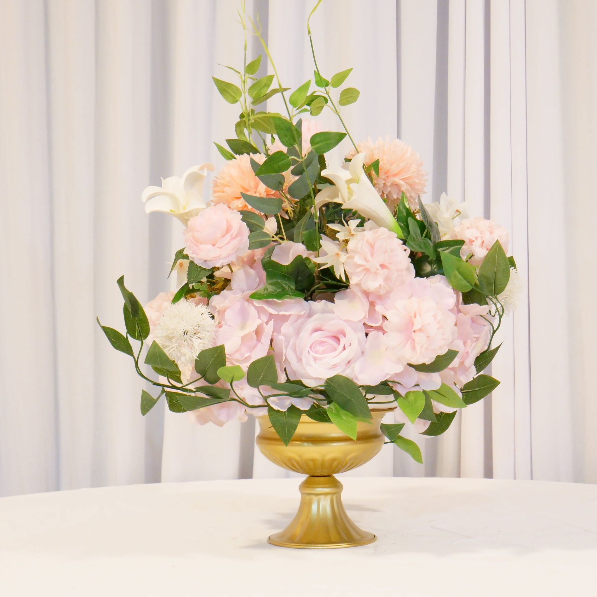 Location - Centre de table de mariage doré 16,4cm