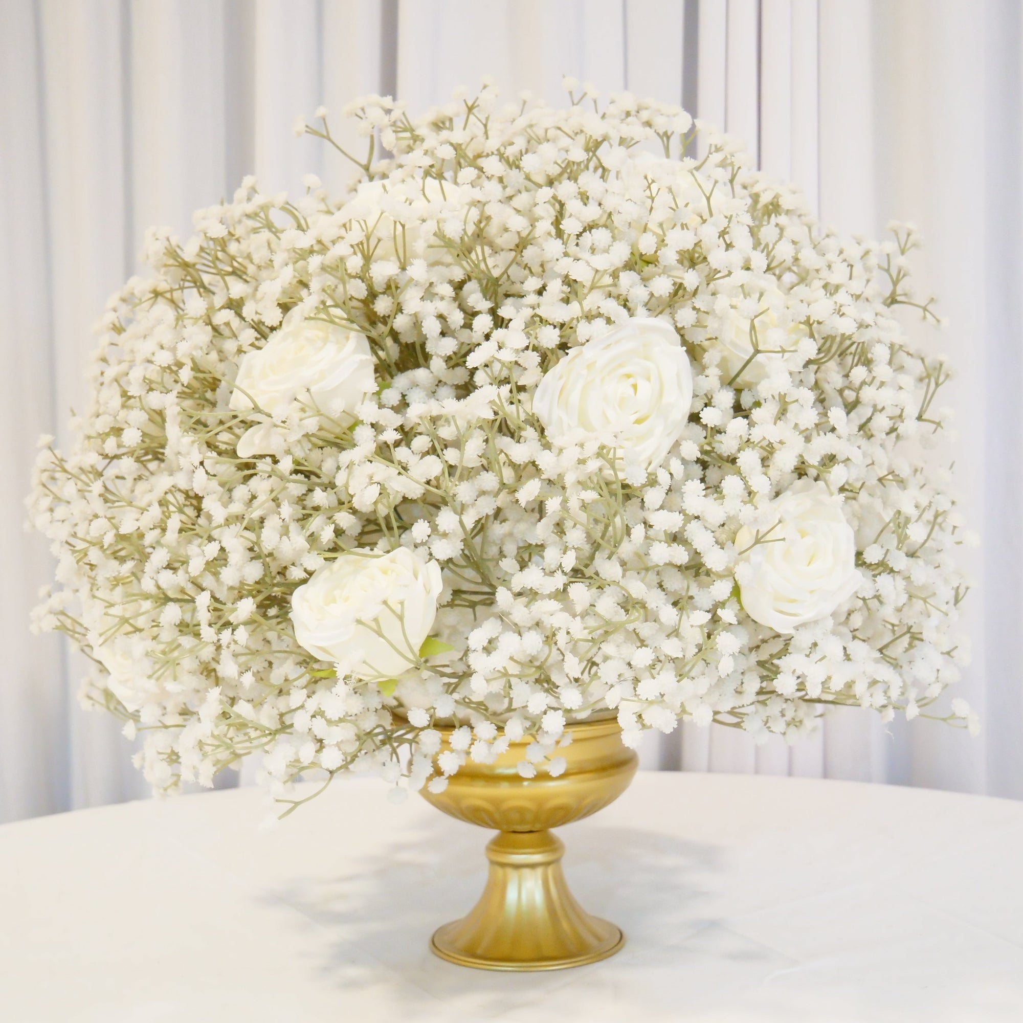 Location - Boule de fleurs Gypsophile 50 cm [FDB50GYPSO]