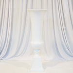 Location - Colonne Vase luxe blanc - 100 cm