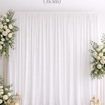 Location - Rideau de Toile de Fond Blanc 3m x 3m [RITDF3X3BLA]