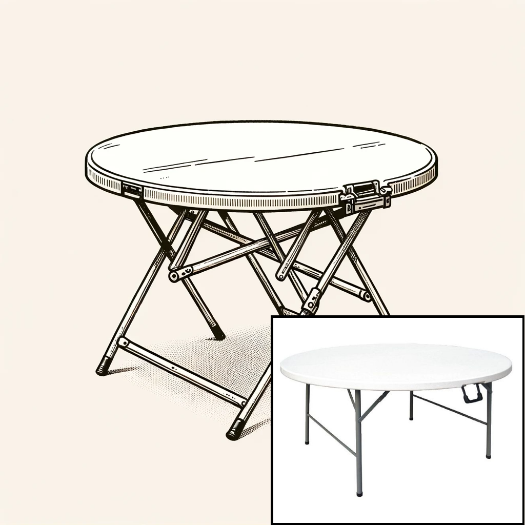 Location - Table ronde 120cm
