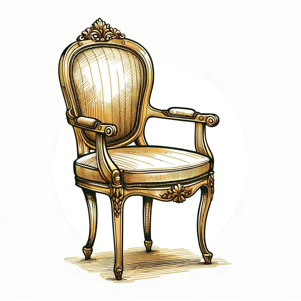 Location - Chaise Napoléon OR