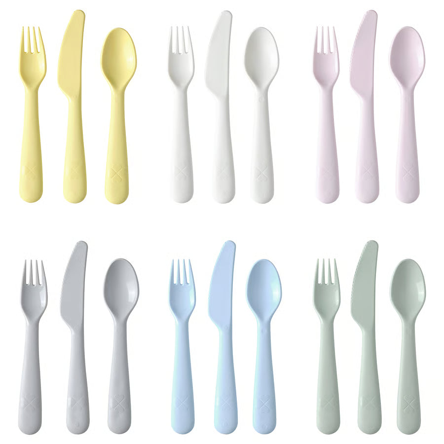 Location - Couverts enfant multicolores - Ménagère/lot de 30 pièces [ML-ENF-COUV30-01]