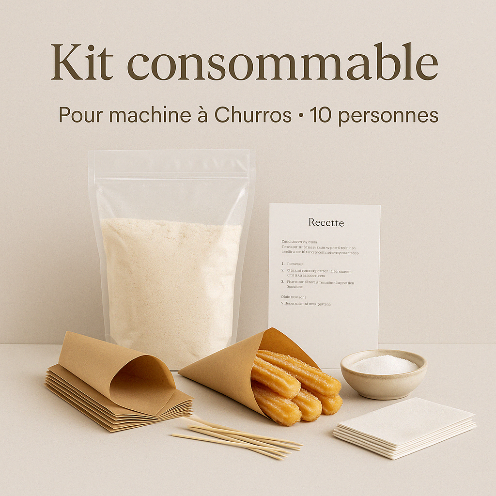 [Kit de consommables] Tout pour les churros - kit de 10 personnes