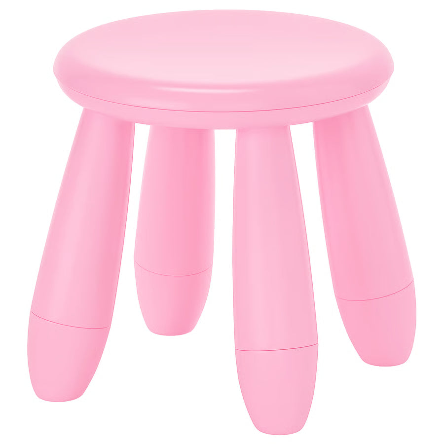 Location - Tabouret enfant plastique rose intérieur / extérieur [ML-ENF-TAB-ROSE01]
