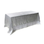 Location - Nappe rectangulaire Sequin 180 cm - Argent [NASEQREC180ARG]