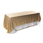 Location - Nappe rectangulaire Sequin 180 cm - Dorée [NASEQREC180OR]