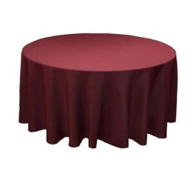 Location - Nappe Table ronde Bordeaux 280cm