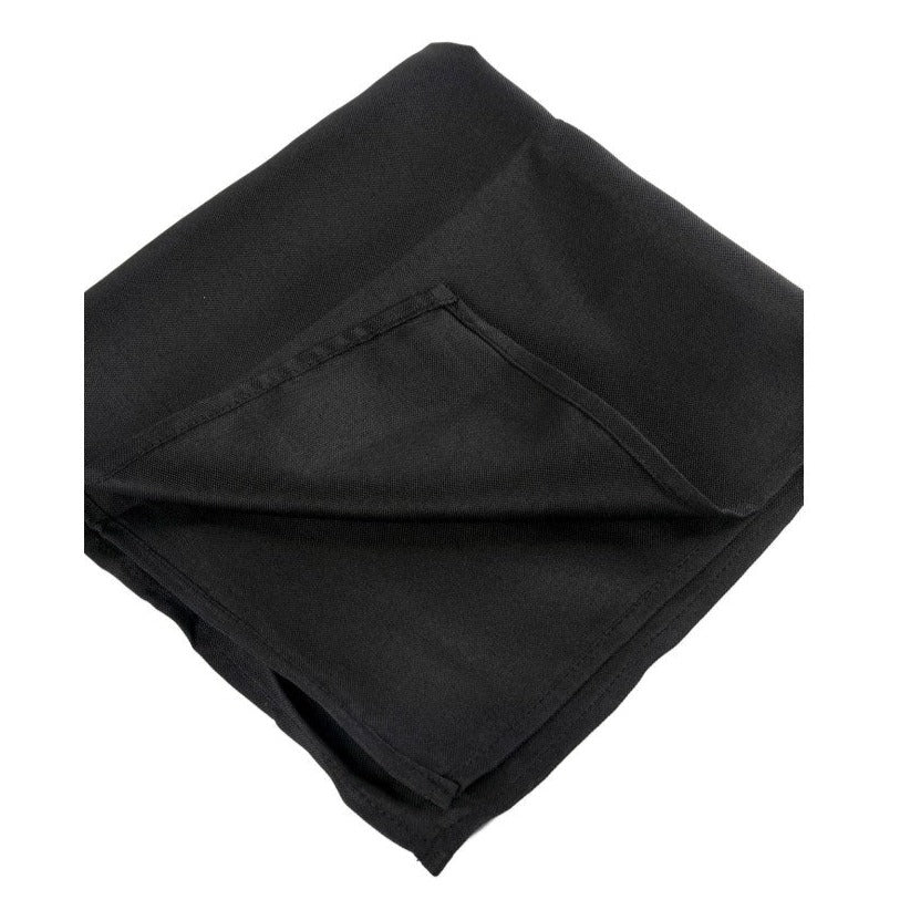 Location - Serviette polyester 50x50cm - Noire