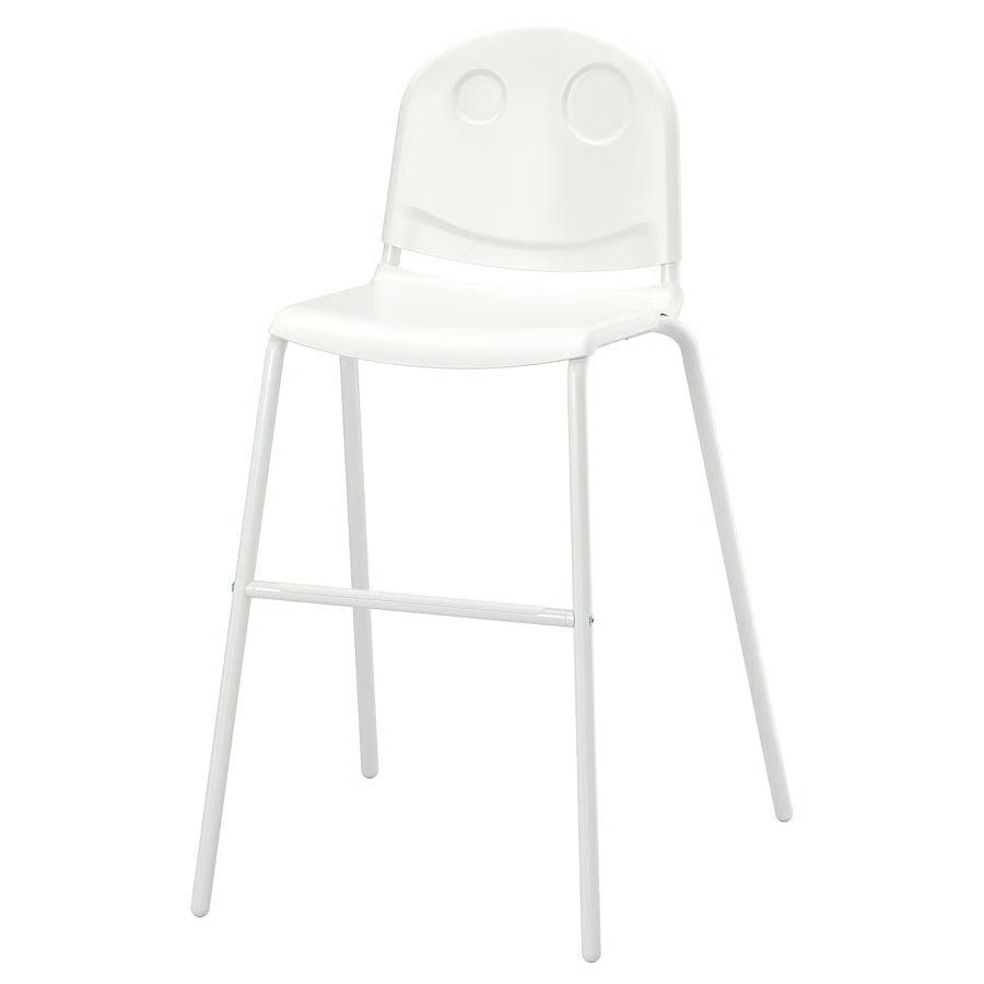 Location - Chaise junior enfant blanche – Hauteur table adulte [ML-ENF-CHAI-JUN01]