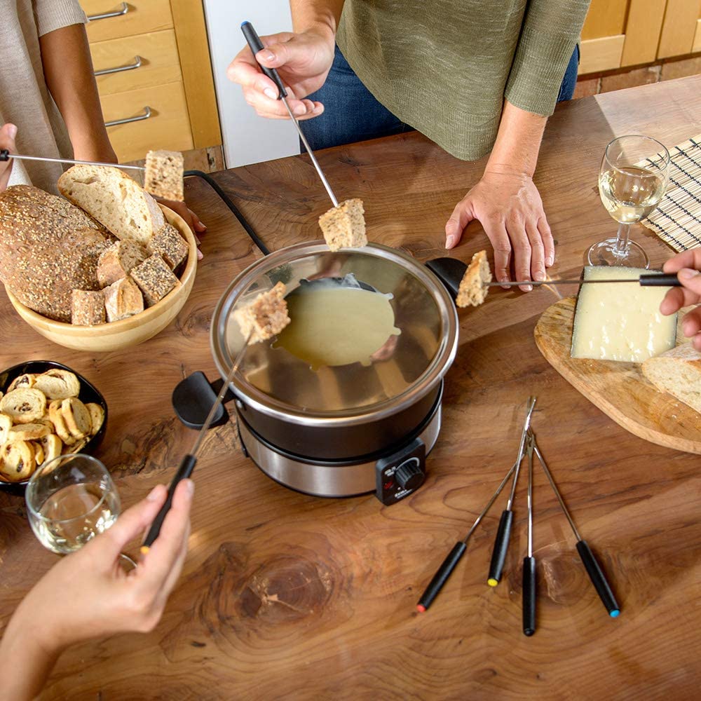 Location - Appareil à Fondue 1000W - jusqu'à 8 personnes - pour fondues savoyarde et bourguignonne