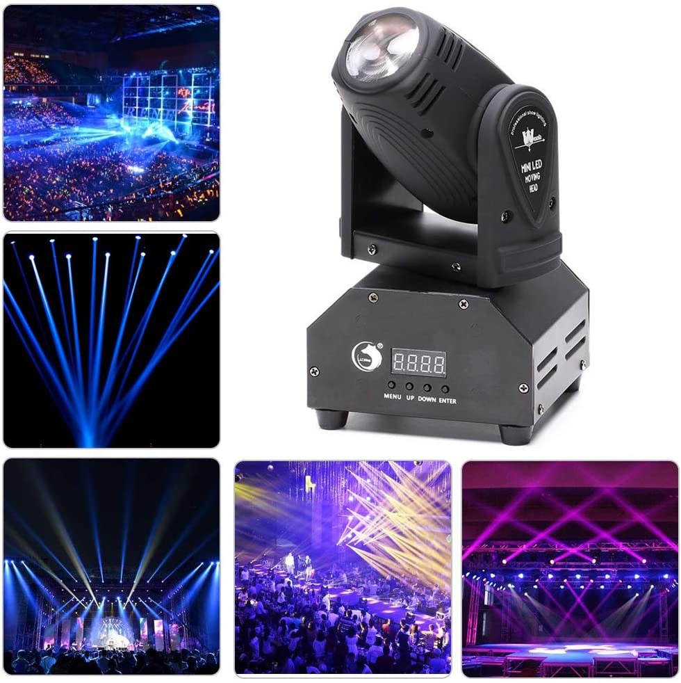 Location - Lampe de scène Lumière RGBW (4 en 1) Automatique à Commande Vocale 30W