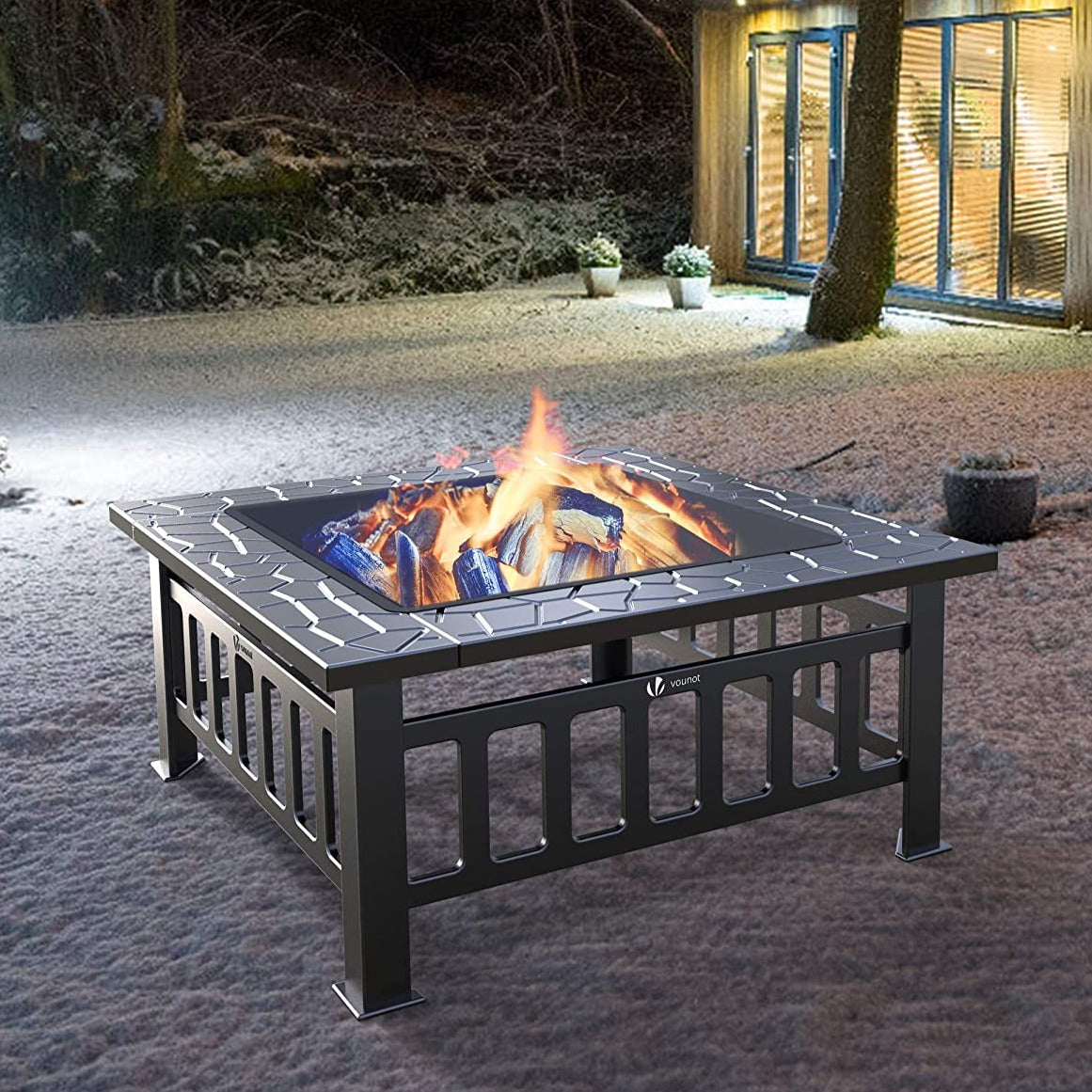 Location - Brasero Extérieur pour Jardin Terrasses BBQ 3 en 1