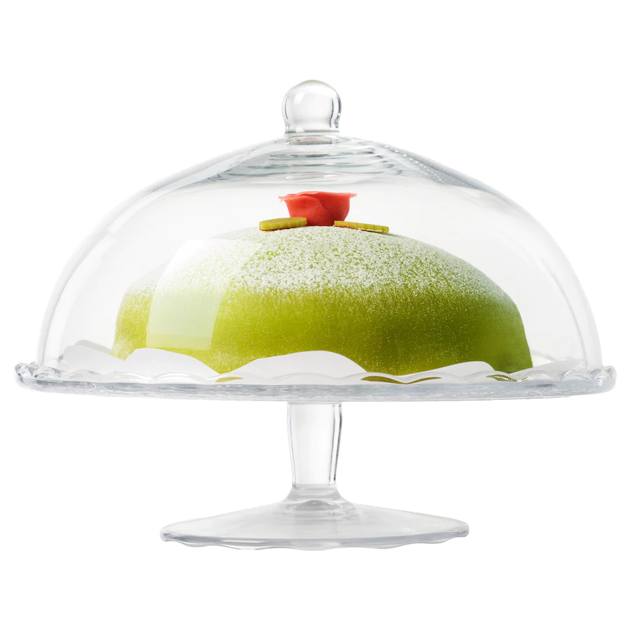 Location - Plat de présentation à couvercle en verre 29 cm