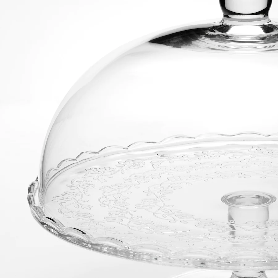 Location - Plat de présentation à couvercle en verre 29 cm