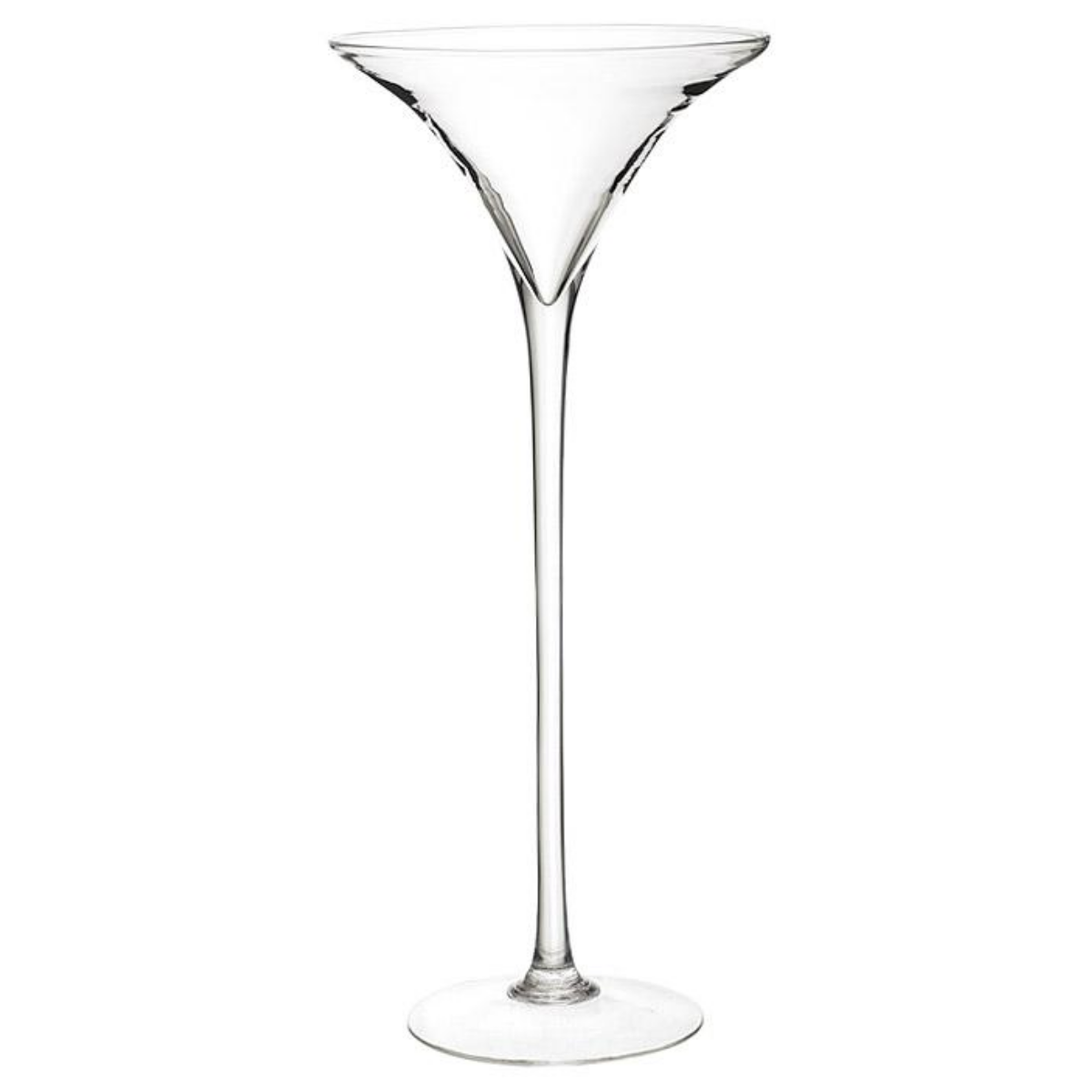 Location - Vase Martini Géant sur Tige Luxe 70 cm XXL