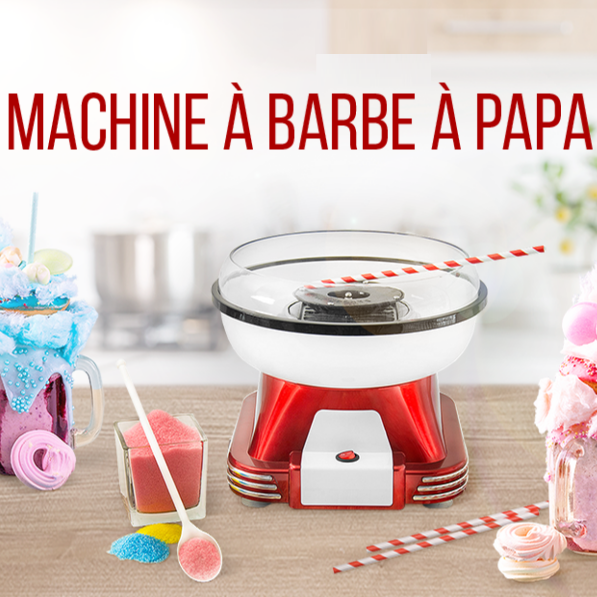 Location - Machine Barbe a Papa retro