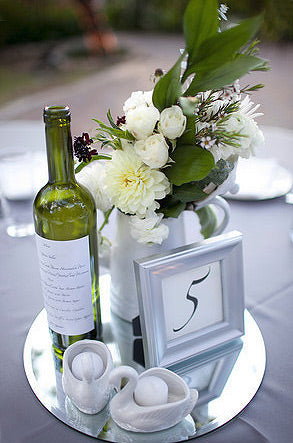 Location - Assiette Rond en Miroir 25 cm