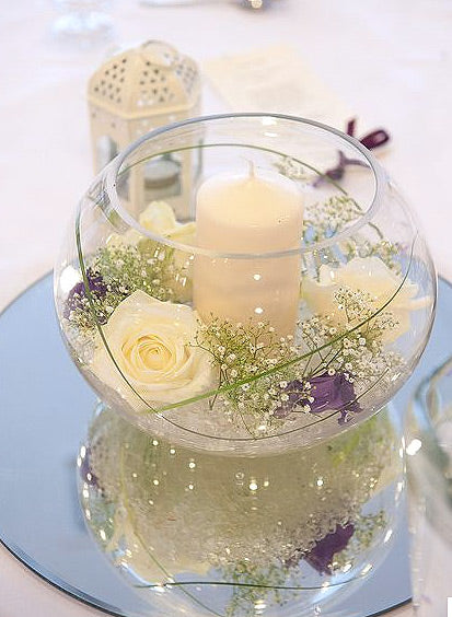 Location - Assiette Rond en Miroir 25 cm