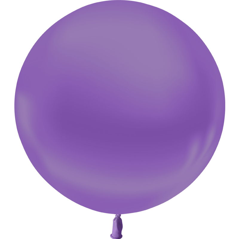 Ballon en latex Métal Violet 75cm