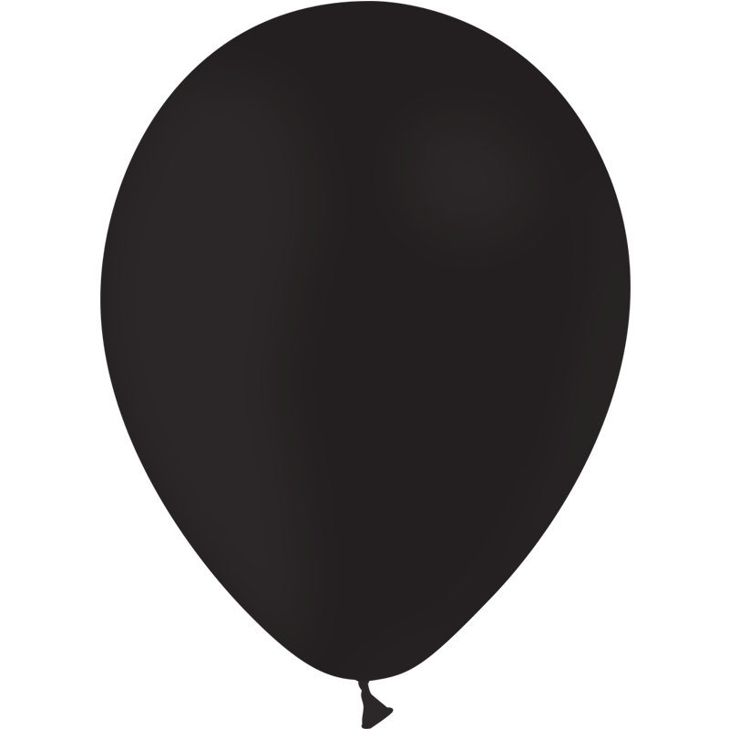 10 Ballons HG112 Noir 12″ - 30cm