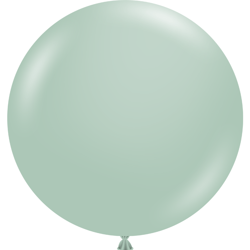 Ballon latex 36″ Menthe - 91cm Tuf-Tex