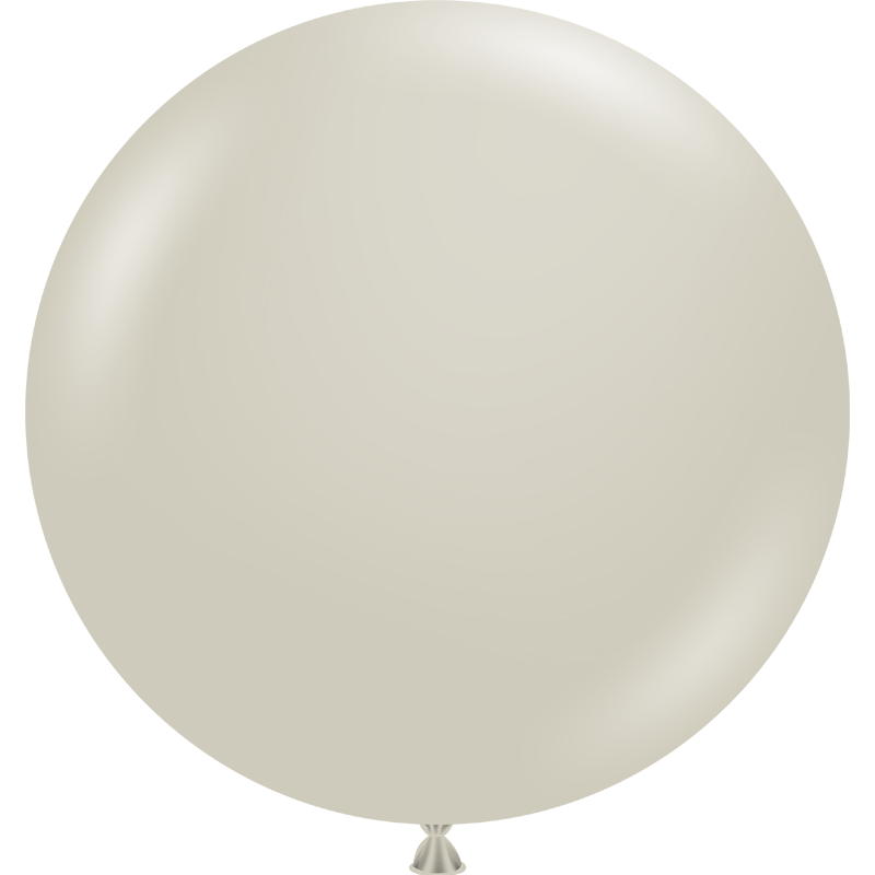 Ballon latex 36″ Blanc pierre - 91cm Tuf-Tex