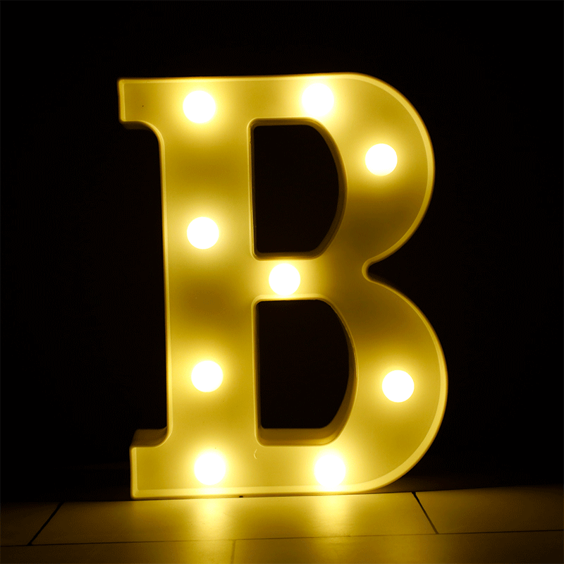 Lettre B Lumineuse LED