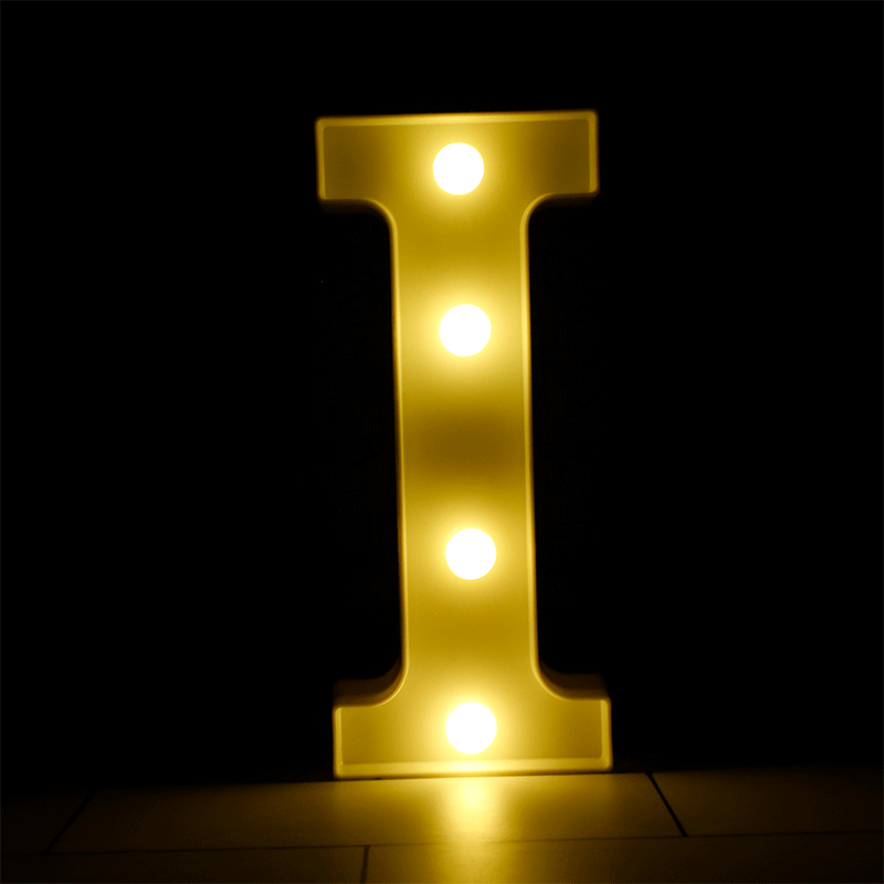 Lettre I Lumineuse LED