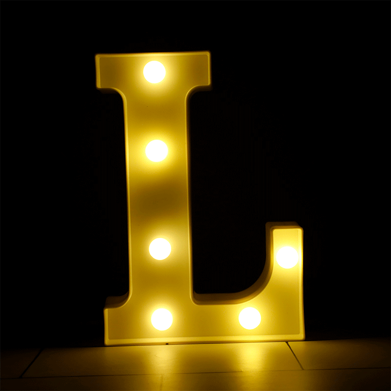 Lettre L Lumineuse LED