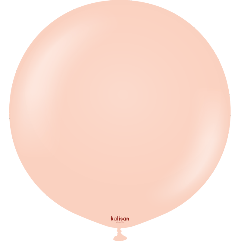 Ballon en latex Macaron Saumon 91cm