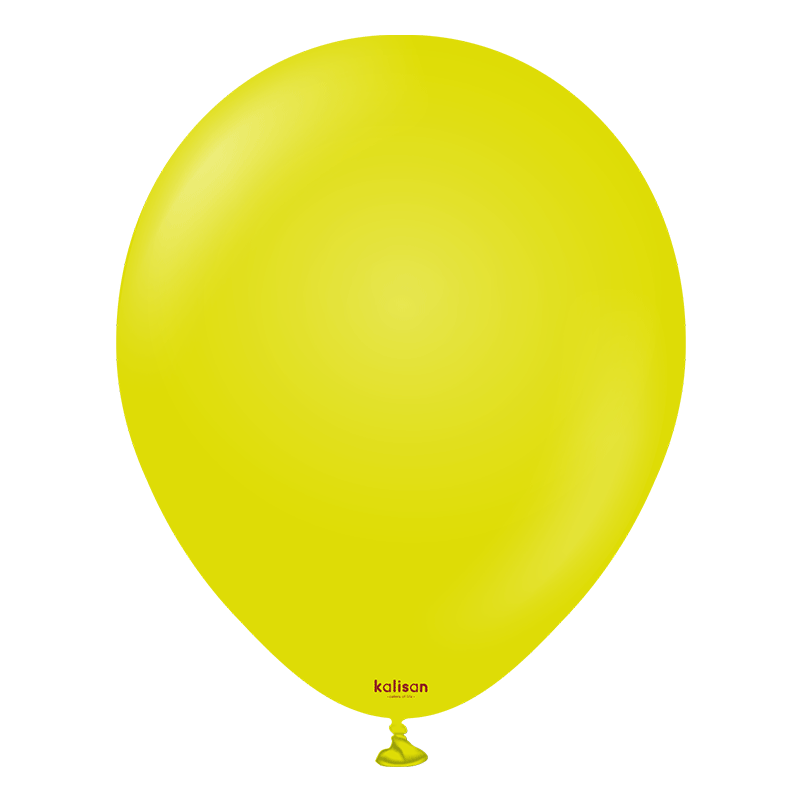 100 Ballons Latex 12″ Vert citron 30cm