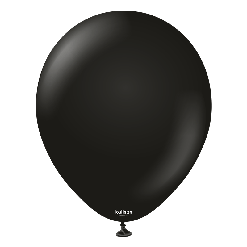 100 Ballons Latex 12″ Noir 30cm