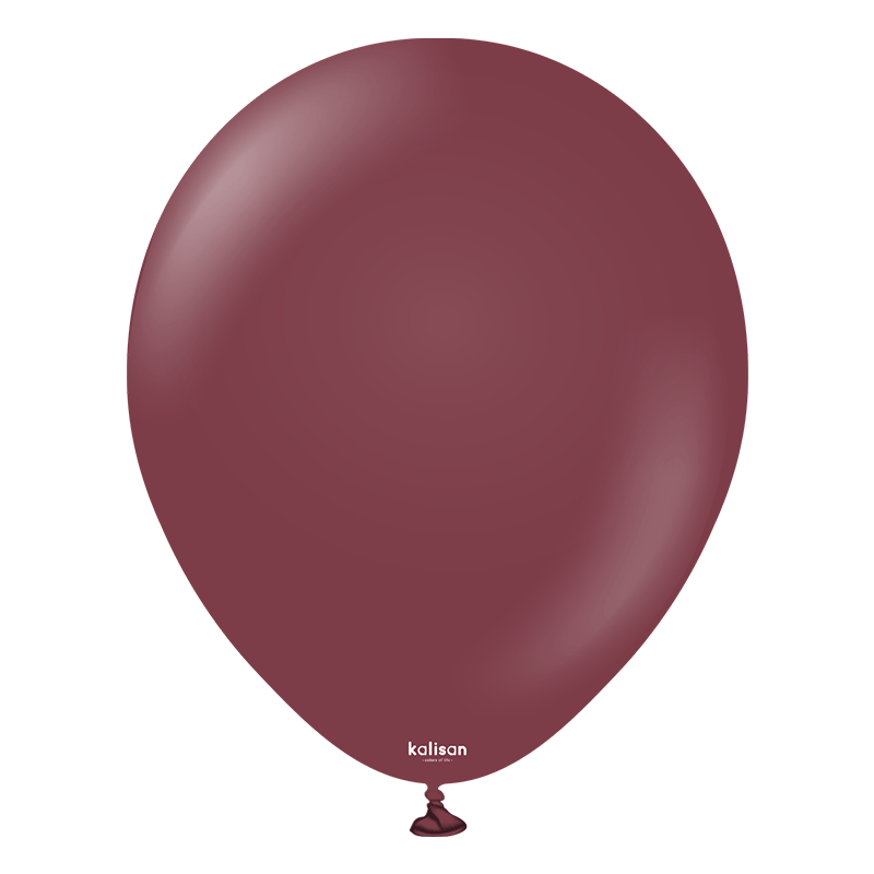 100 Ballons Latex 12″ Bordeaux 30cm