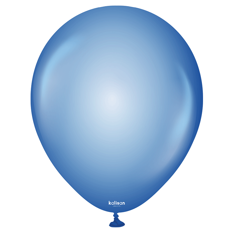 100 Ballons Latex 12″ Cristal bleu 30cm