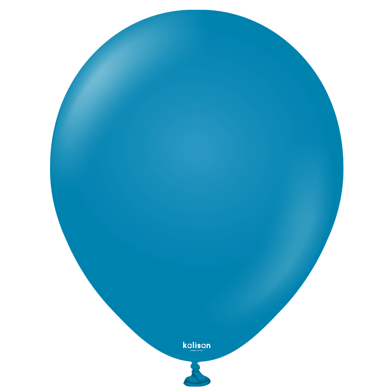 100 Ballons Latex 12″ Bleu profond 30cm