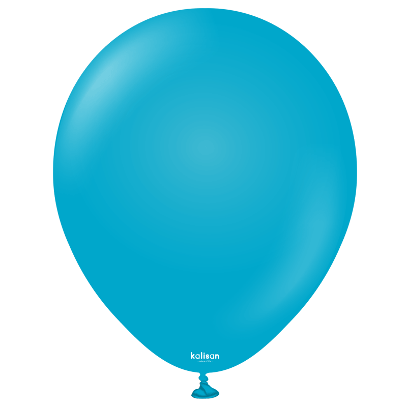 100 Ballons latex 5″ Bleu Verre 13cm