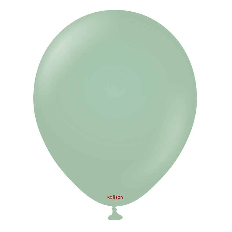 100 Ballons Latex 12″ Vert hivernal 30cm