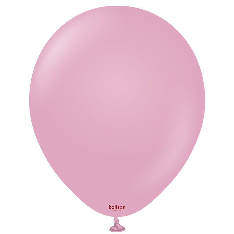 100 Ballons latex 5″ Rose poussiéreuse 13cm