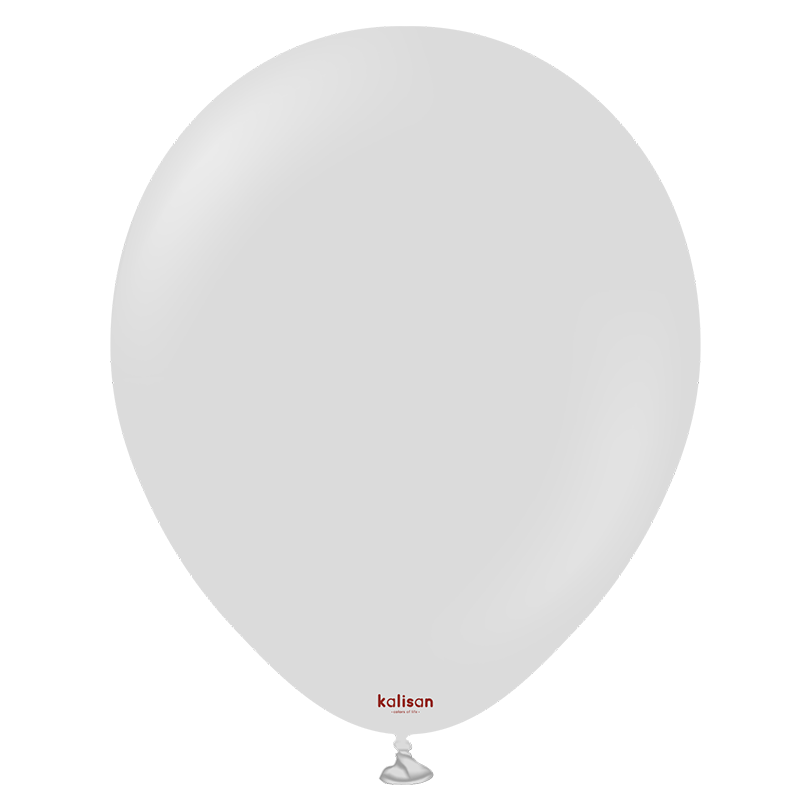 100 Ballons Latex 12″ Gris fumée 30cm