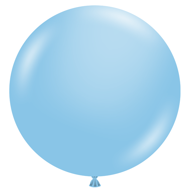 Ballon Latex bleu bébé 24″ - 60cm Tuf-Tex