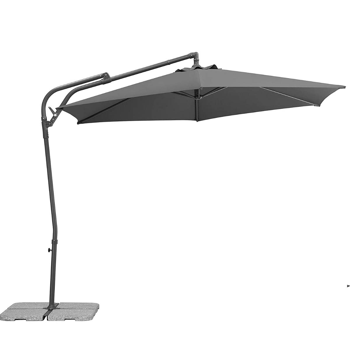 Location - Parasol déporté Anthracite 300 cm de diamètre